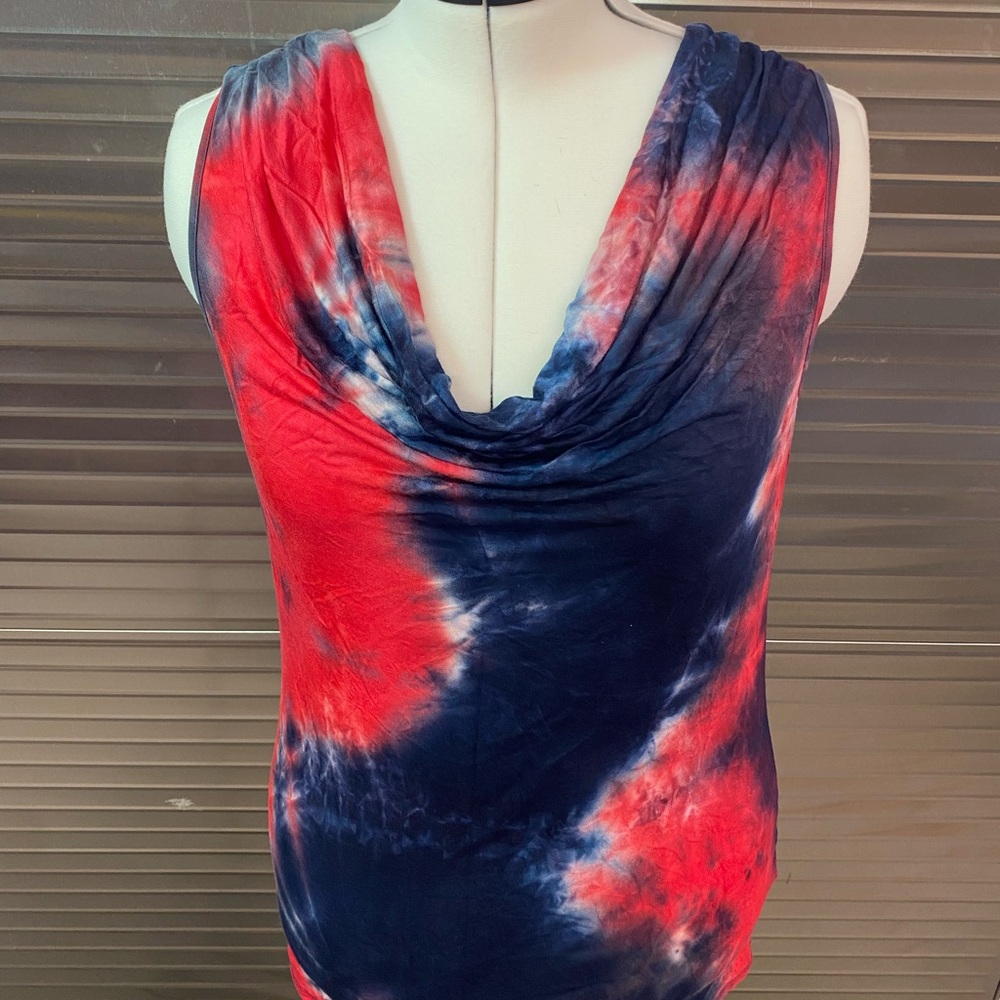 Tie-Dye Sleeveless Top